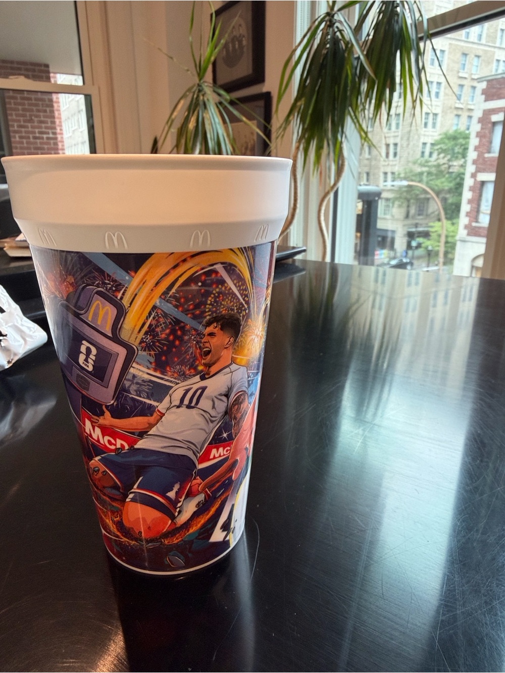 McDonald's limited edition, FIFA World Cup souvenir soccer cup PULISIC NWT